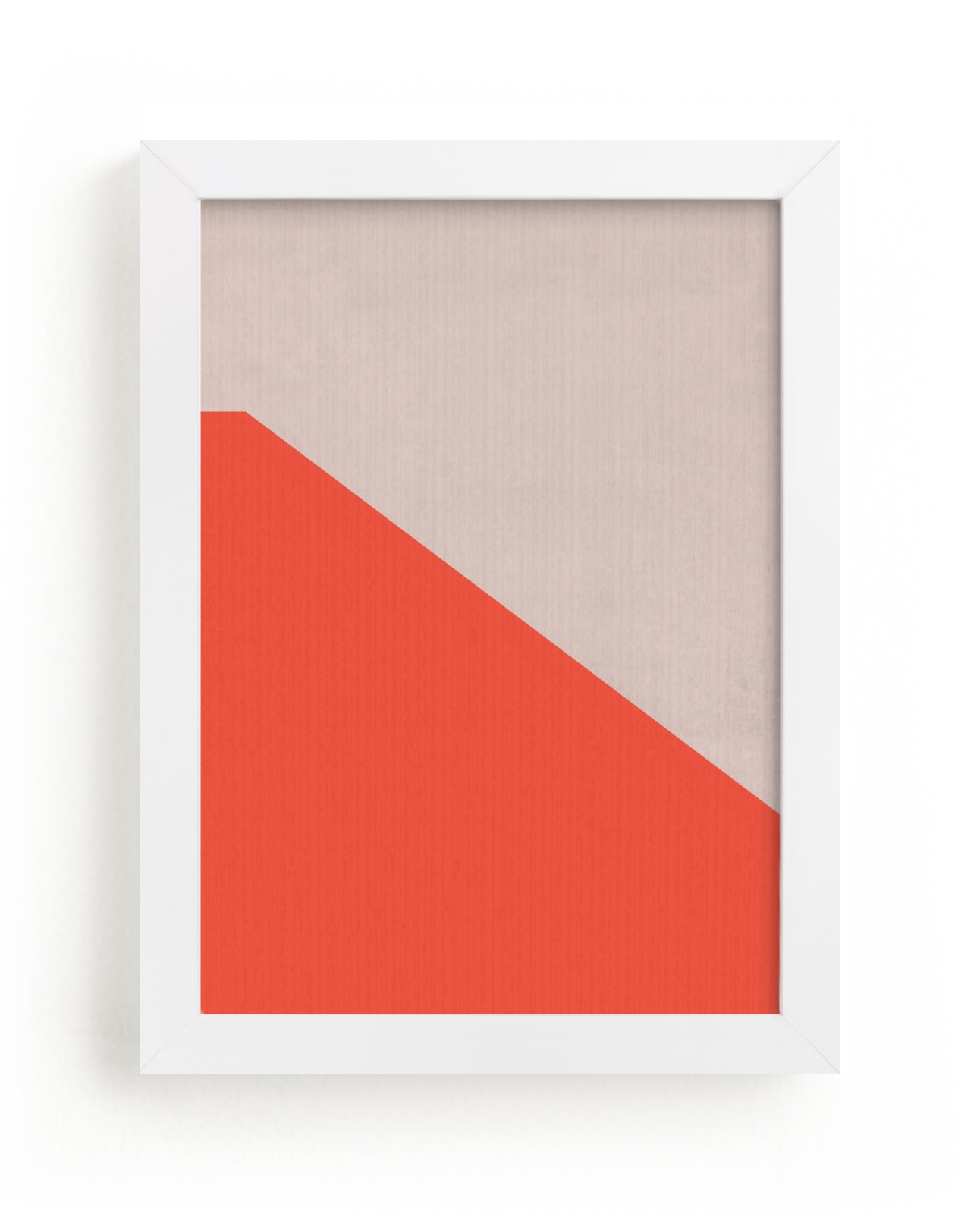 "Sunset Wall" - Grownup Open Edition Non-custom Art Print by MinimalType in beautiful frame options and a variety of sizes.