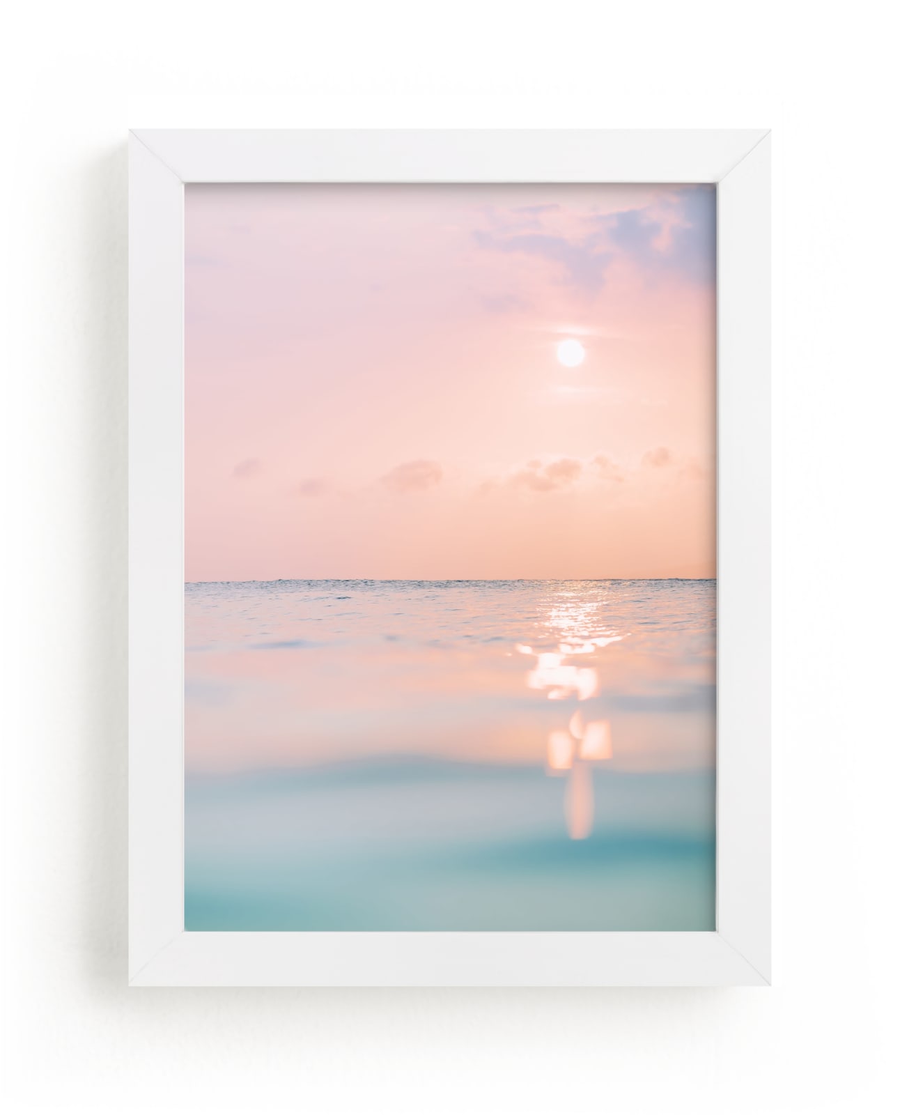 "sorbet sea" - Grownup Open Edition Non-custom Art Print by Kamala Nahas in beautiful frame options and a variety of sizes.
