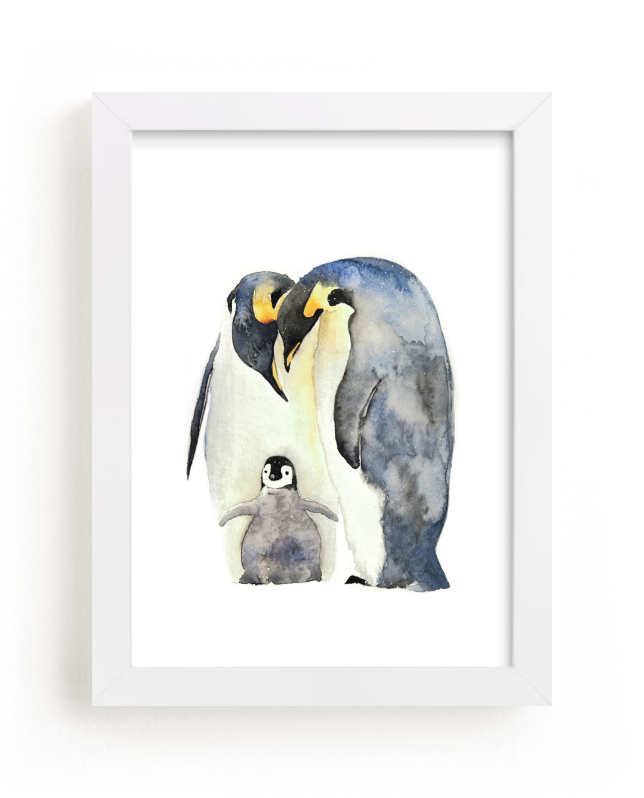 "For the Love of Penguins" - Limited Edition Art Print by Amy Ngo in beautiful frame options and a variety of sizes.