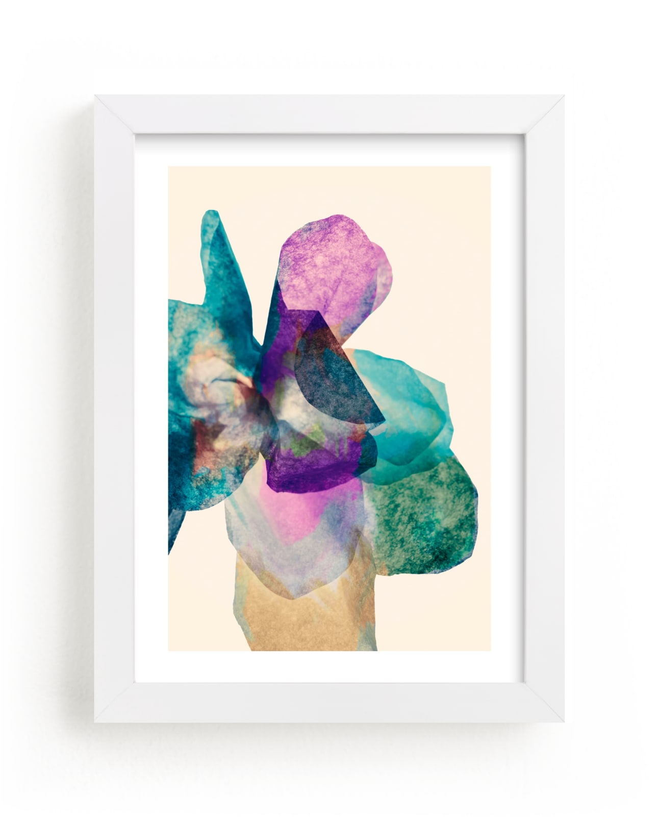 "Fleur de Papier" - Limited Edition Art Print by Karen Kardatzke in beautiful frame options and a variety of sizes.