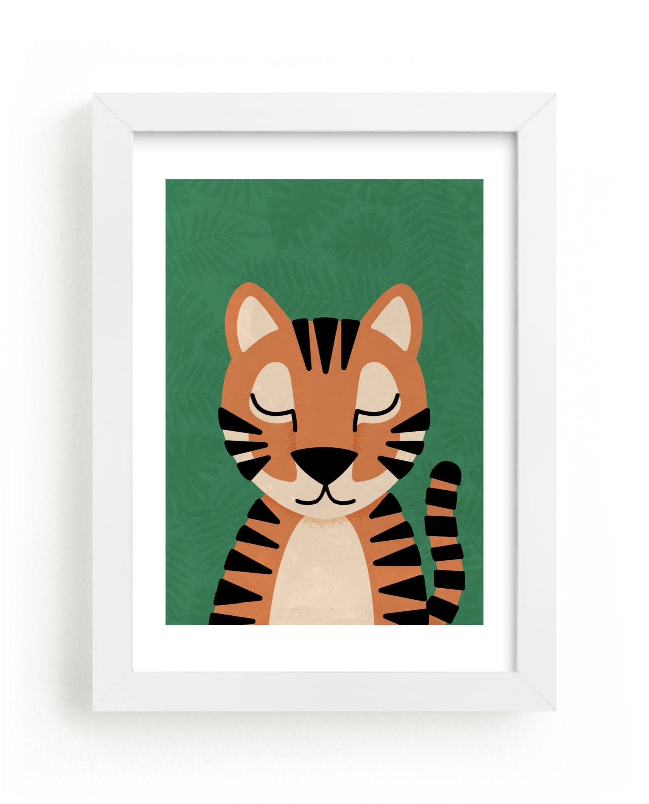 "Jungle Tiger" - Limited Edition Art Print by 2birdstone in beautiful frame options and a variety of sizes.