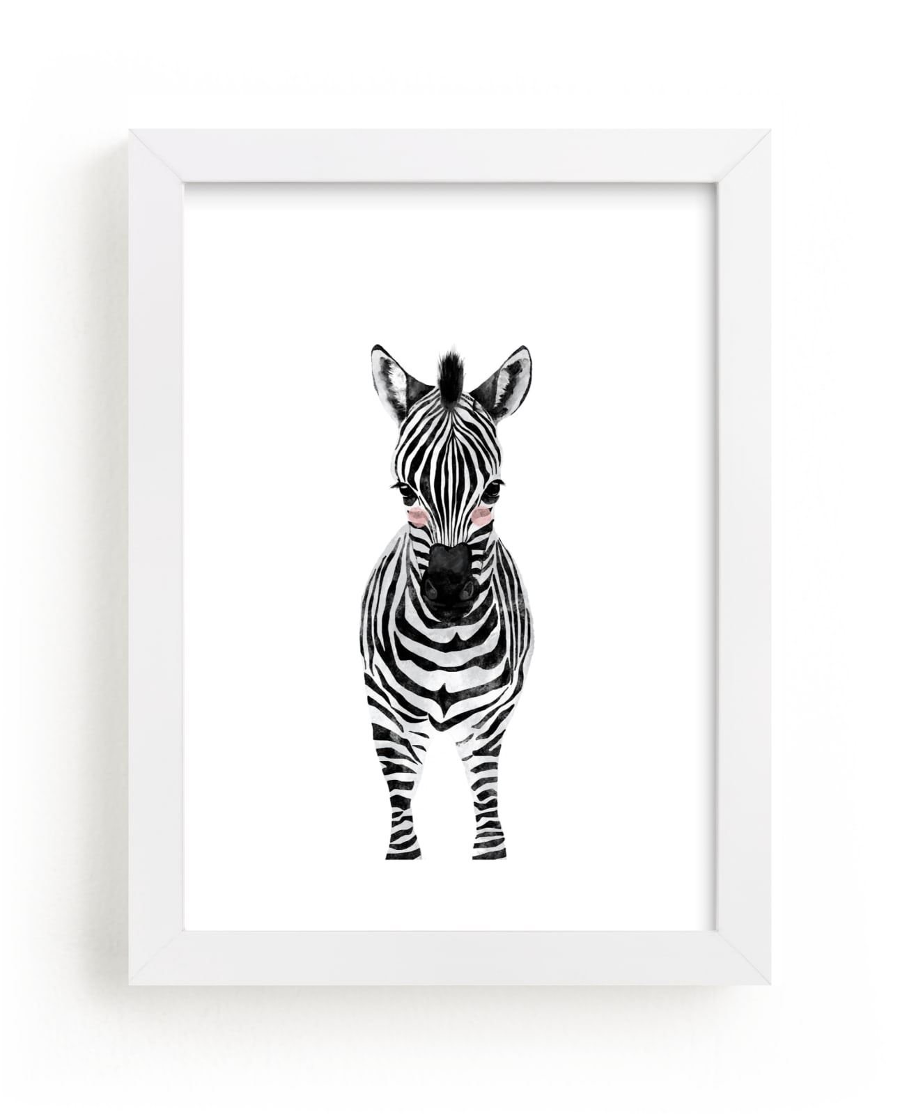 "baby animal.zebra" - Limited Edition Art Print by Cass Loh in beautiful frame options and a variety of sizes.