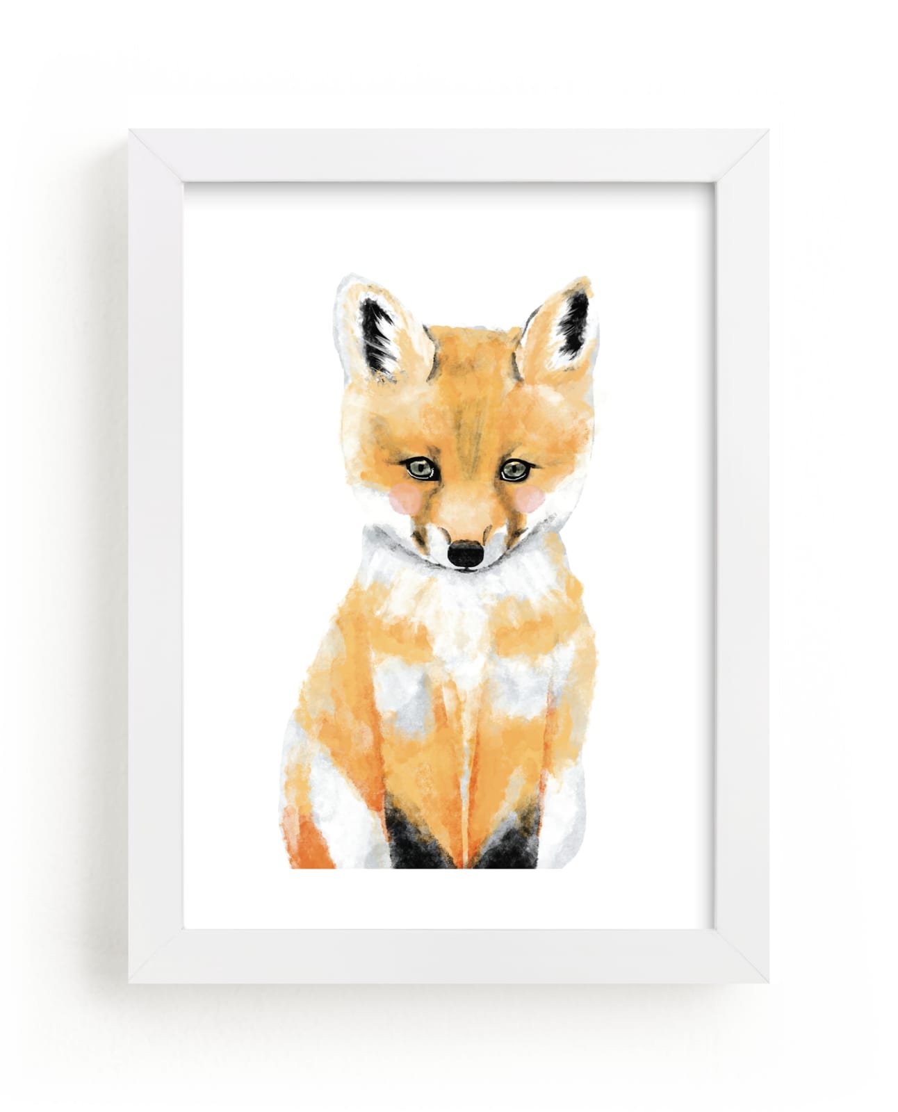 "Baby Animal.Fox" - Limited Edition Art Print by Cass Loh in beautiful frame options and a variety of sizes.