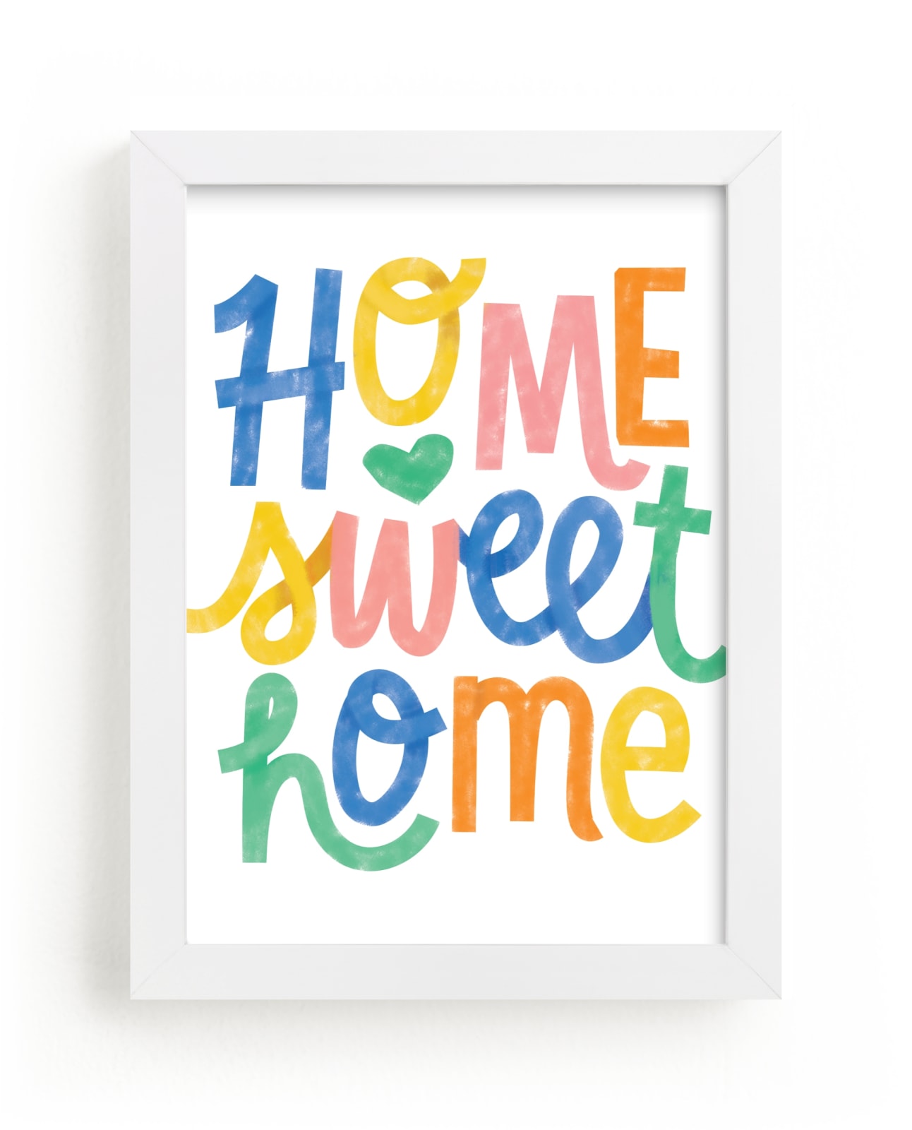 "Home Sweet Home" - Limited Edition Art Print by Ariel Rutland in beautiful frame options and a variety of sizes.