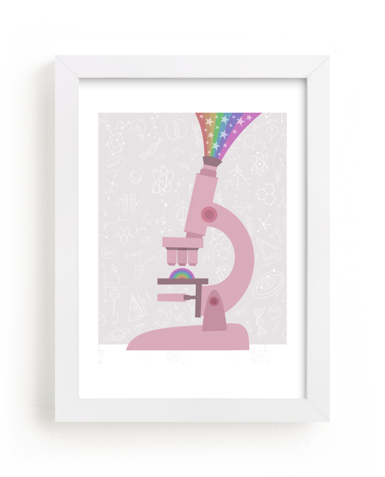"My Microscope" - Limited Edition Art Print by Naava Katz in beautiful frame options and a variety of sizes.