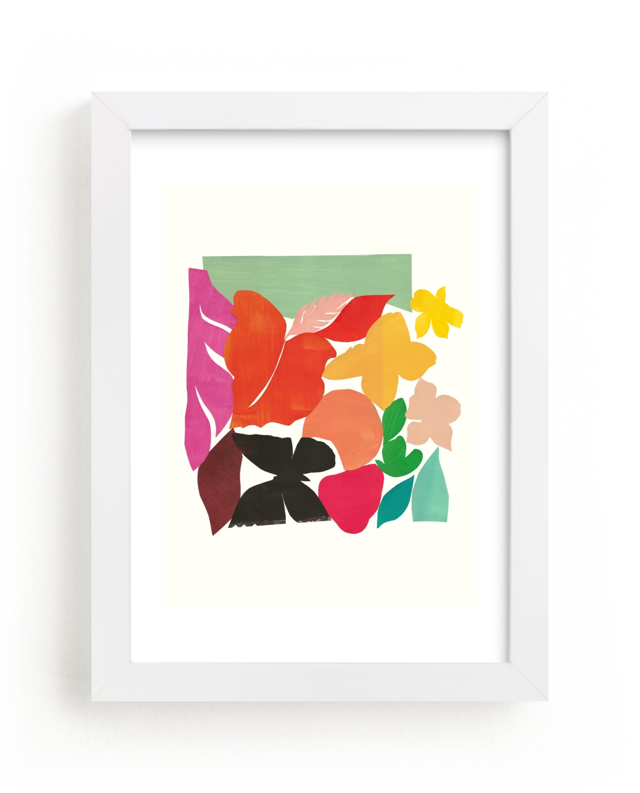 "Mariposa Jungle" - Limited Edition Art Print by Lise Gulassa in beautiful frame options and a variety of sizes.