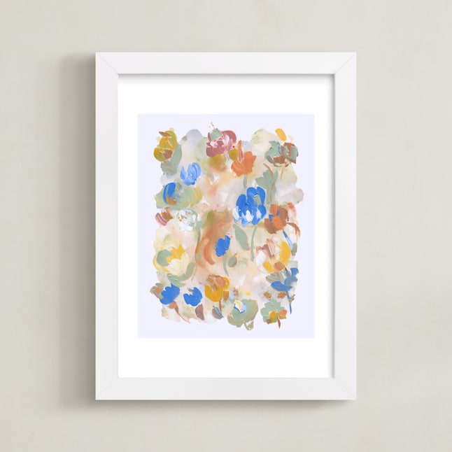 "Cornflower" - Limited Edition Art Print by Suzanna Toole in beautiful frame options and a variety of sizes.