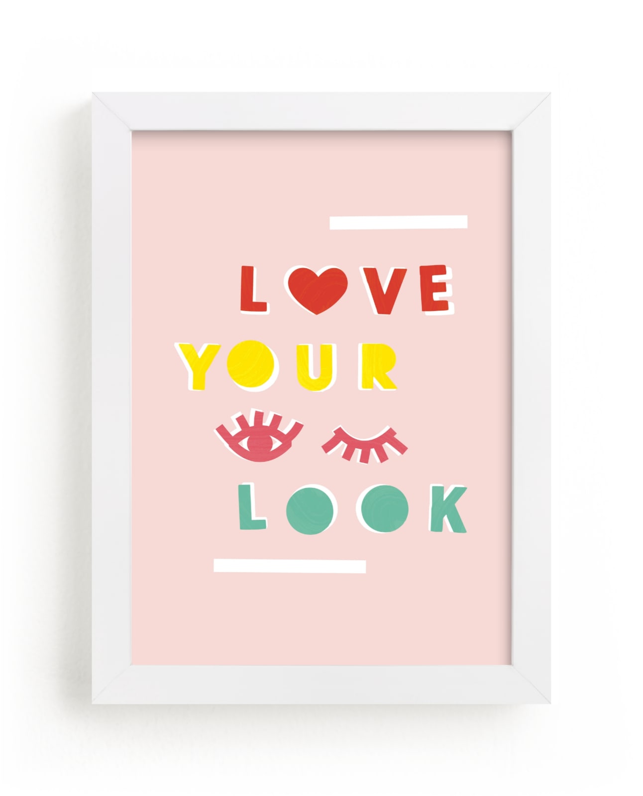 "Love Your Look" - Limited Edition Art Print by Ariel Rutland in beautiful frame options and a variety of sizes.