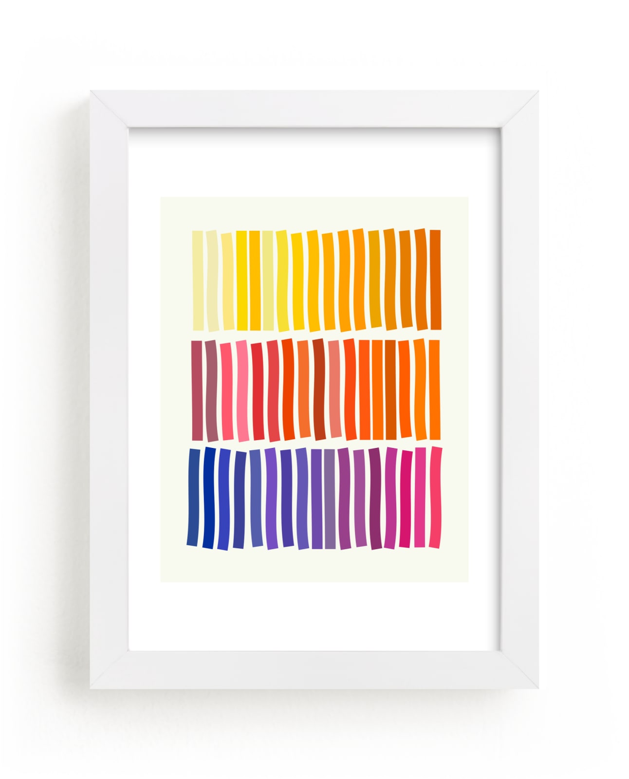 "Lines" - Limited Edition Art Print by Beth Vassalo in beautiful frame options and a variety of sizes.