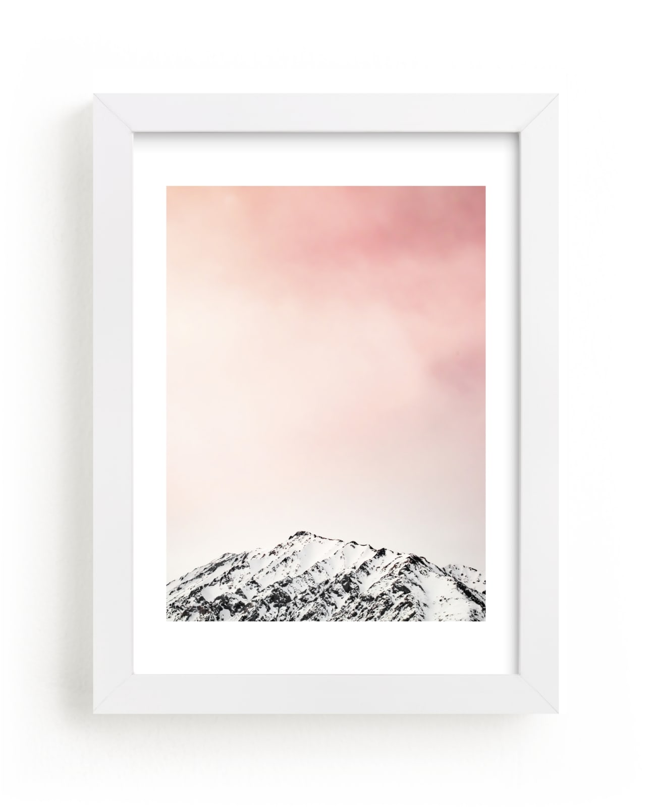 "Peeking Mountain" - Limited Edition Art Print by Korry Brown in beautiful frame options and a variety of sizes.