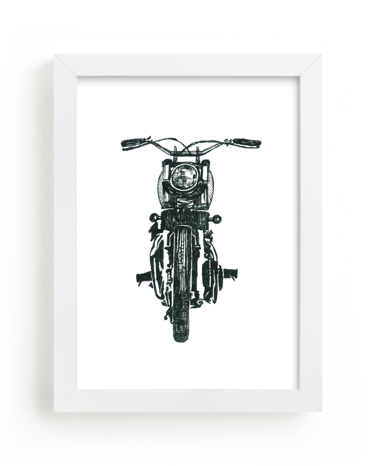 "Biker" - Limited Edition Art Print by Rushmi in beautiful frame options and a variety of sizes.