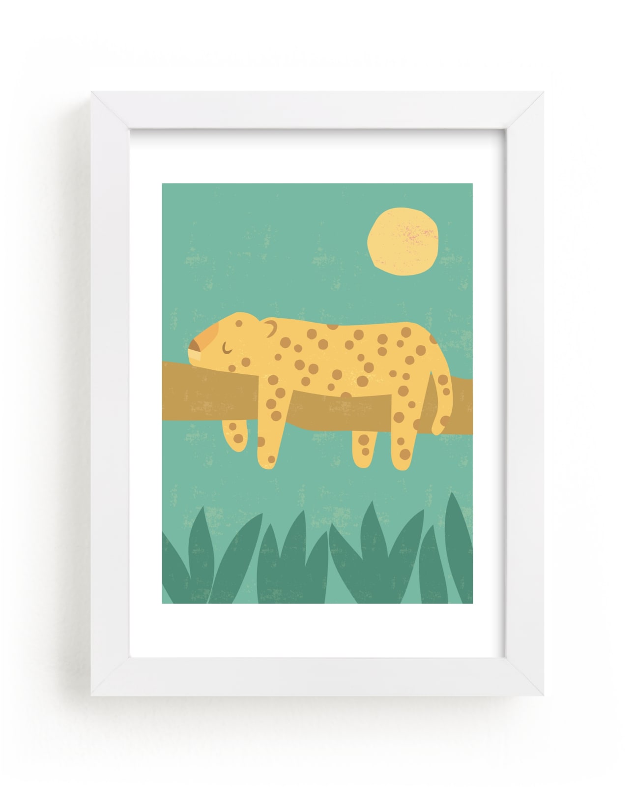 "Jungle Siesta" - Limited Edition Art Print by Angela Thompson in beautiful frame options and a variety of sizes.