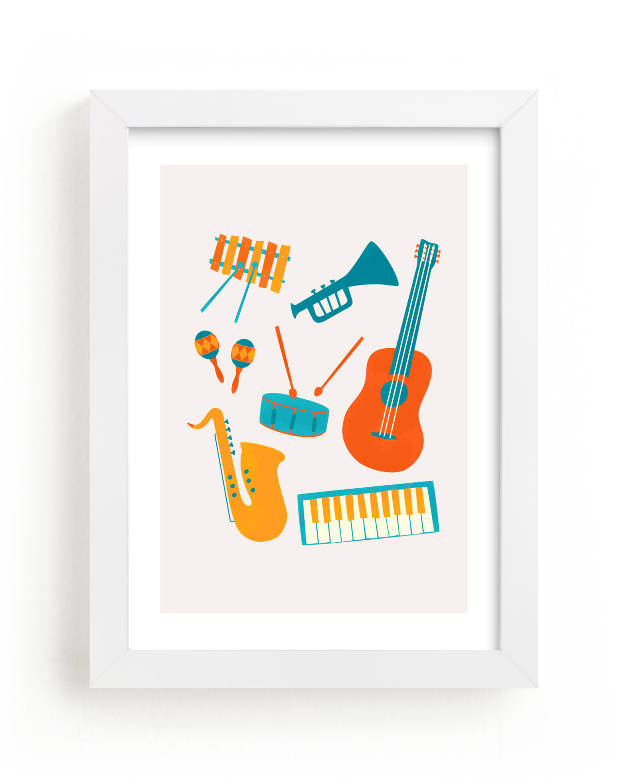 "Play Music" - Limited Edition Art Print by Malty Designs in beautiful frame options and a variety of sizes.
