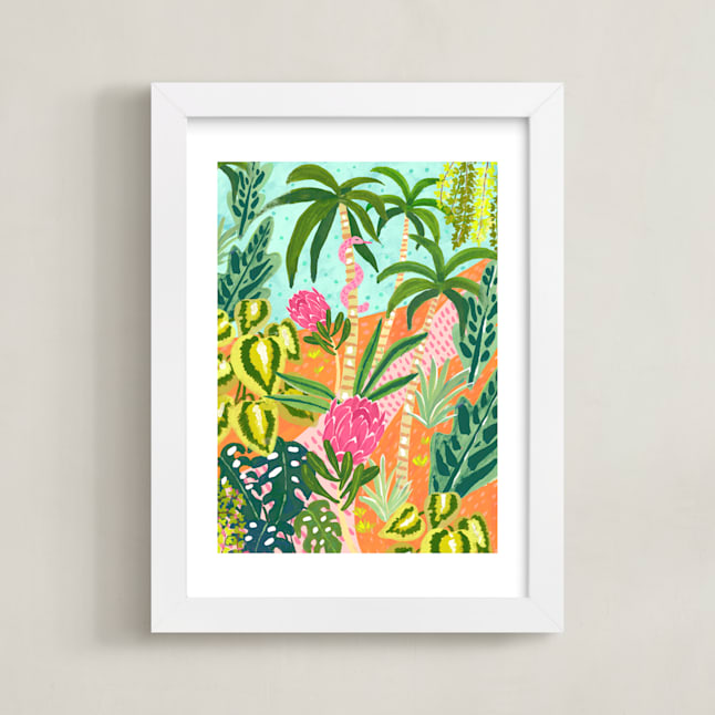 "Magic Jungle" - Limited Edition Art Print by Sara Berrenson in beautiful frame options and a variety of sizes.