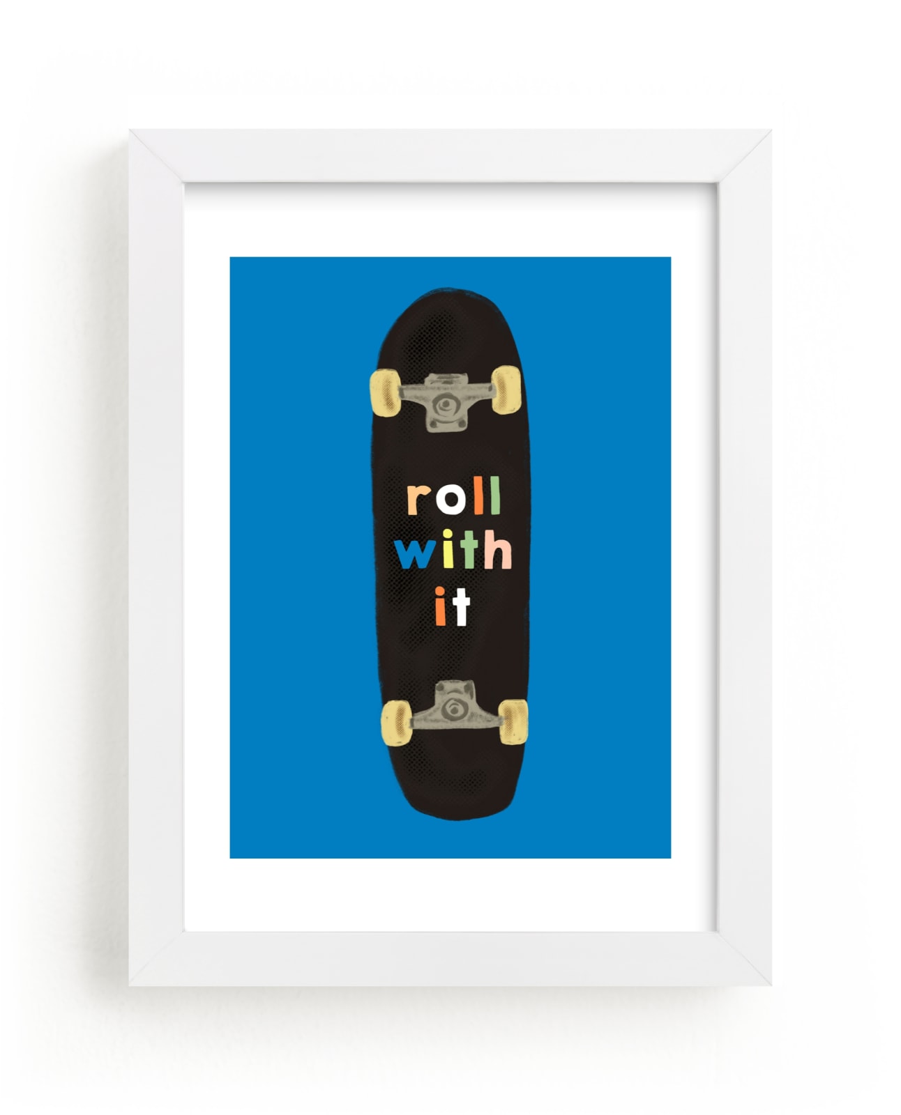 "roll with it" - Limited Edition Art Print by Baumbirdy in beautiful frame options and a variety of sizes.