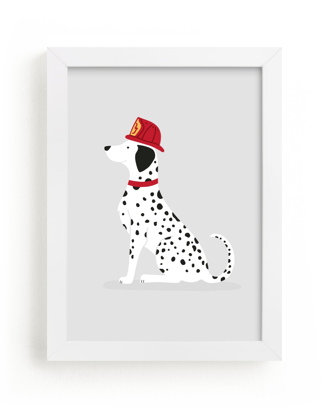 "Fire Dalmatian" - Limited Edition Art Print by Ashley Presutti Beasley in beautiful frame options and a variety of sizes.