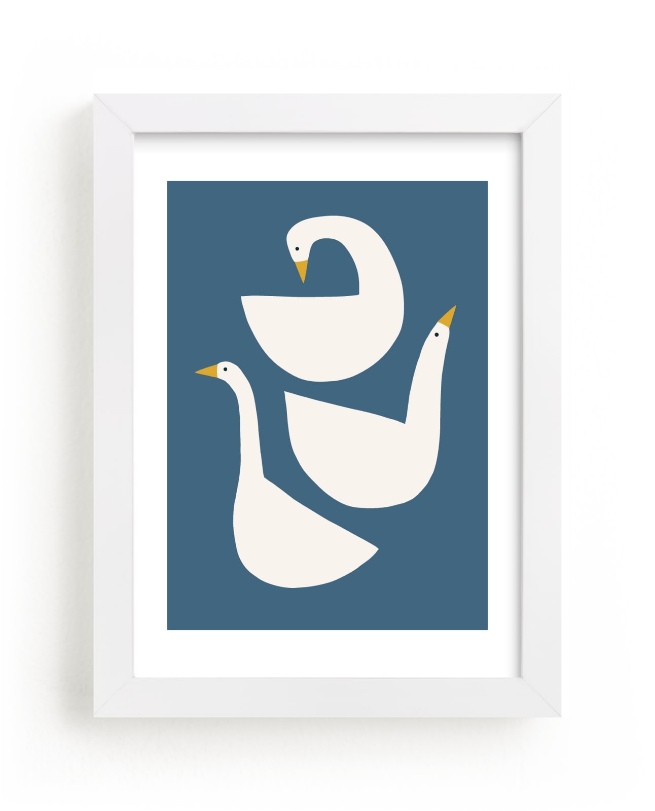 "Quack Stack" - Limited Edition Art Print by Betsy Siber in beautiful frame options and a variety of sizes.