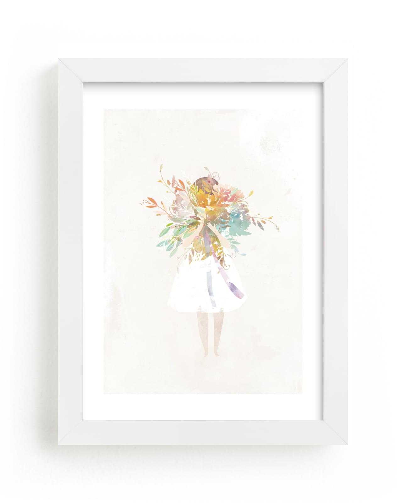 "The Flower Girl" - Limited Edition Art Print by Lori Wemple in beautiful frame options and a variety of sizes.