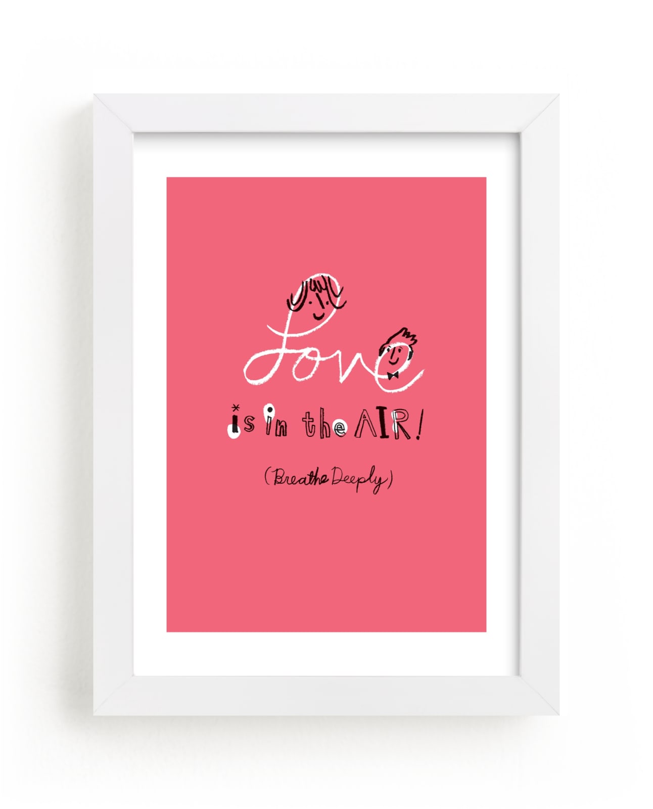 "Love is in the Air!" - Limited Edition Art Print by ERAY in beautiful frame options and a variety of sizes.