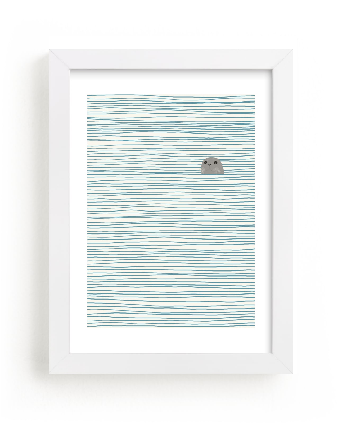 "Seal" - Limited Edition Art Print by Jorey Hurley in beautiful frame options and a variety of sizes.