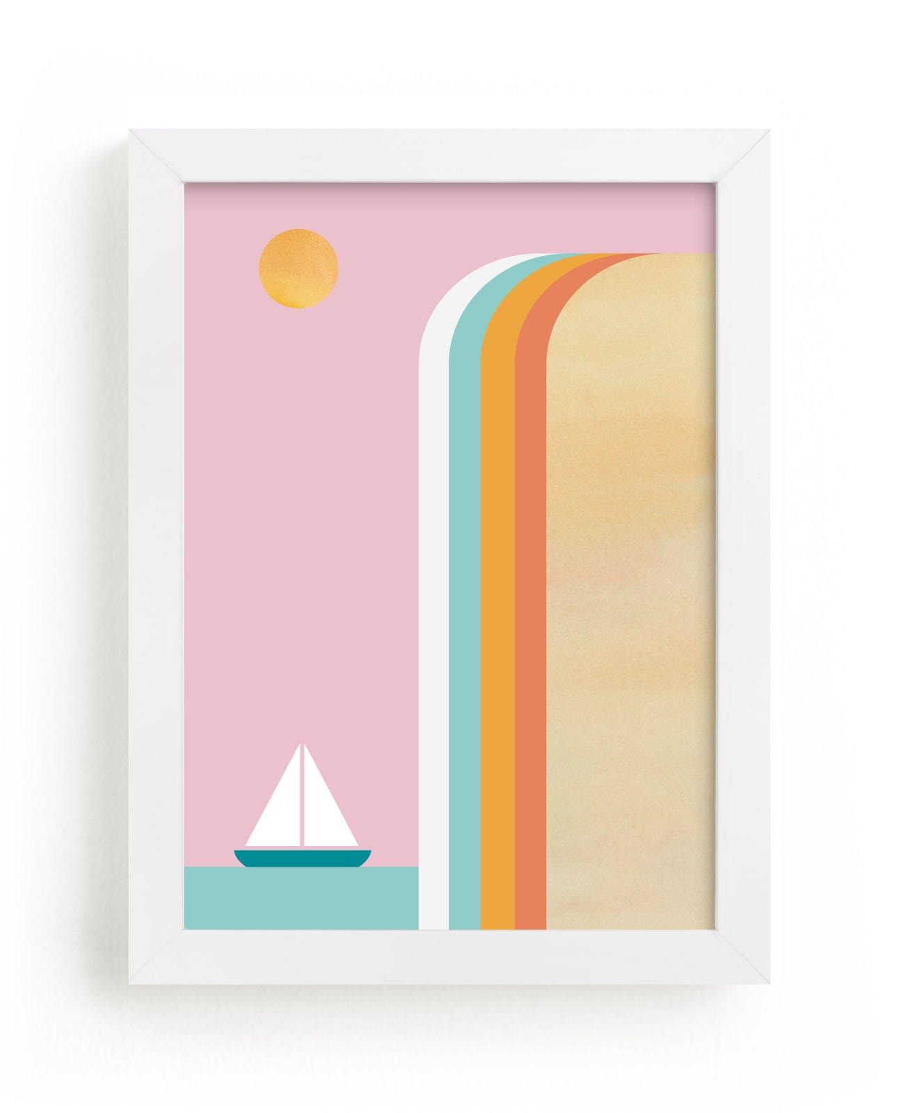 "Smooth Sailin" - Limited Edition Art Print by sue prue in beautiful frame options and a variety of sizes.