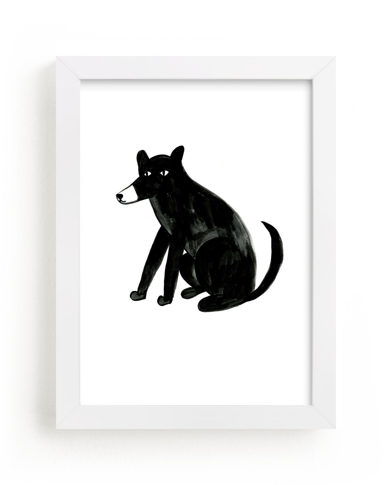 "dog" - Limited Edition Art Print by Alexandra Dzh in beautiful frame options and a variety of sizes.