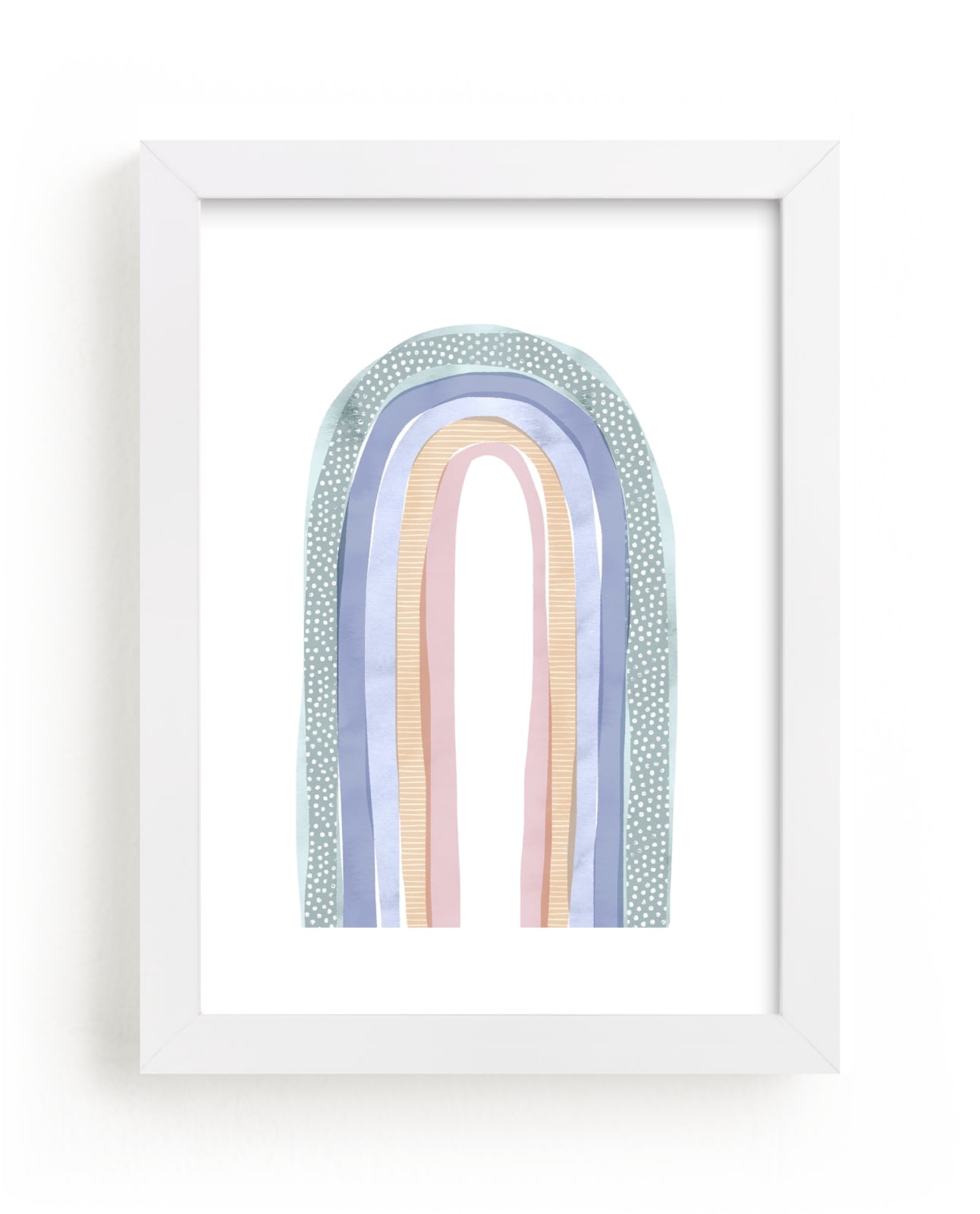 "Multicolor Rainbow" - Limited Edition Art Print by EMANUELA CARRATONI in beautiful frame options and a variety of sizes.