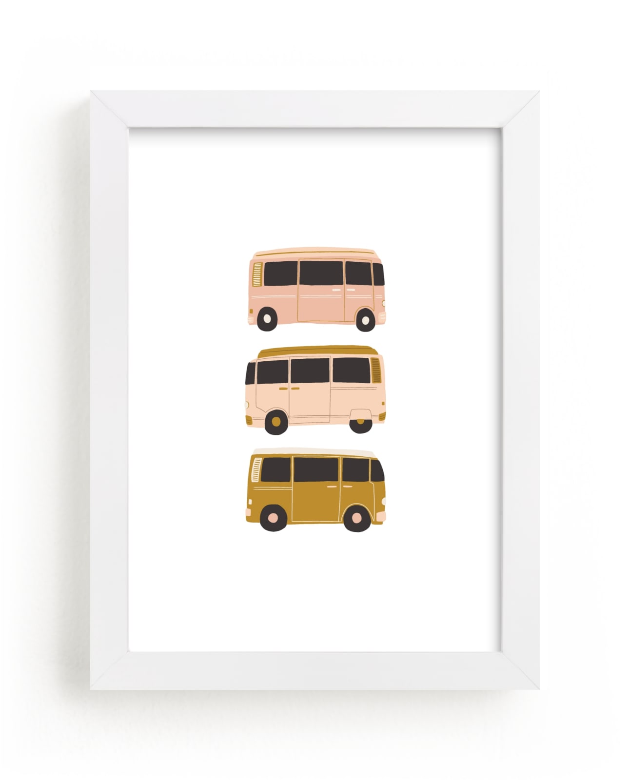 "Vintage Van Crew" - Limited Edition Art Print by Alicia Schultz in beautiful frame options and a variety of sizes.