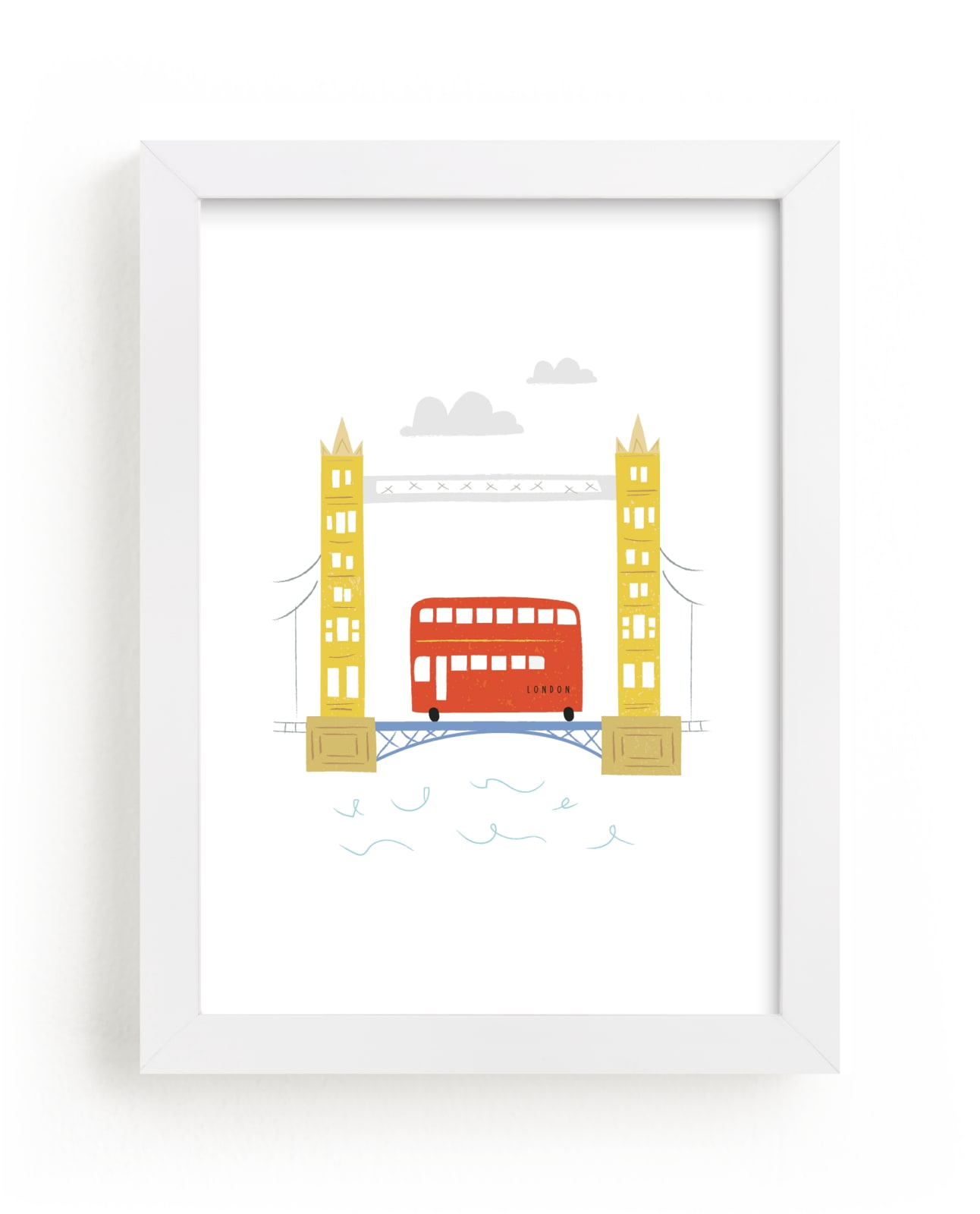 "I Love London" - Limited Edition Art Print by Angela Thompson in beautiful frame options and a variety of sizes.