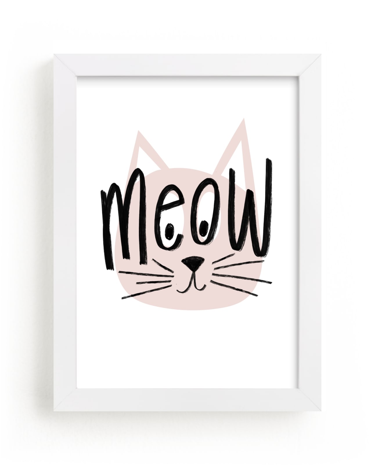 "Basic Meow" - Limited Edition Art Print by Pixel and Hank in beautiful frame options and a variety of sizes.