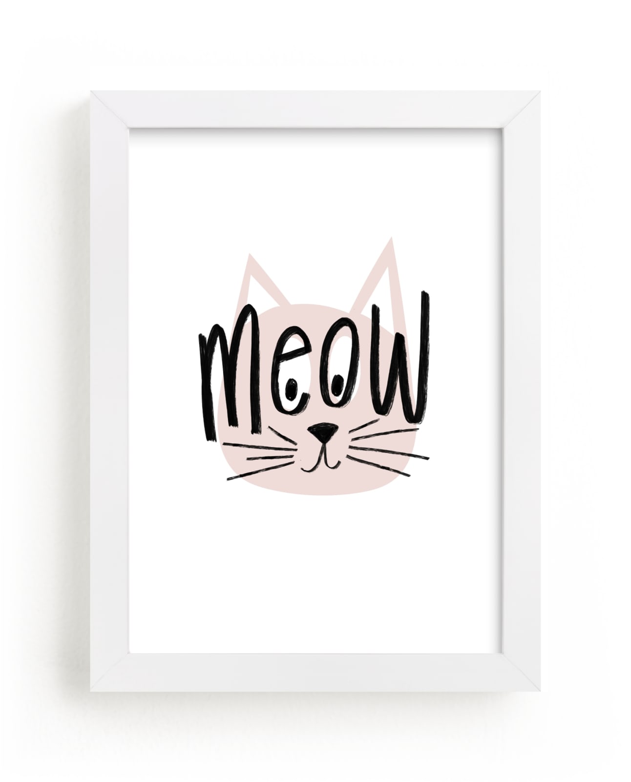 "Basic Meow" - Limited Edition Art Print by Pixel and Hank in beautiful frame options and a variety of sizes.