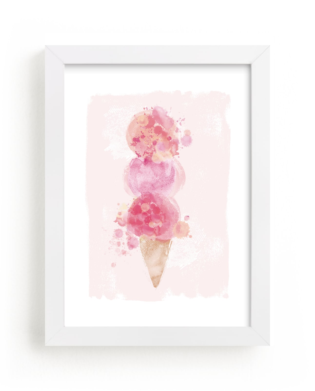 "mermaid scoops" - Limited Edition Art Print by silverscreen studio in beautiful frame options and a variety of sizes.