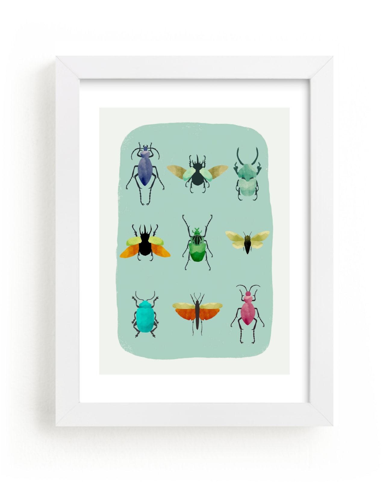 "insect collection" - Limited Edition Art Print by Morgan Kendall in beautiful frame options and a variety of sizes.