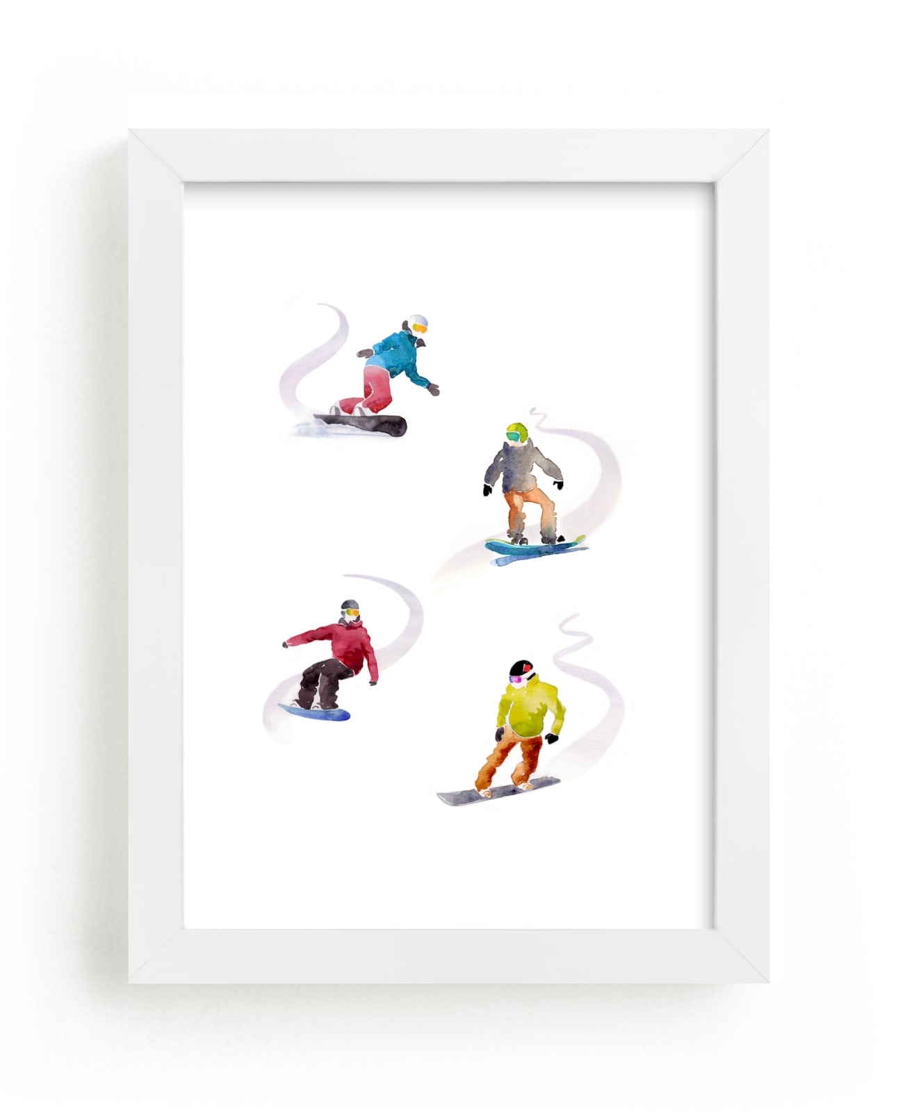 "The Boarders" - Limited Edition Art Print by Haley Mistler in beautiful frame options and a variety of sizes.