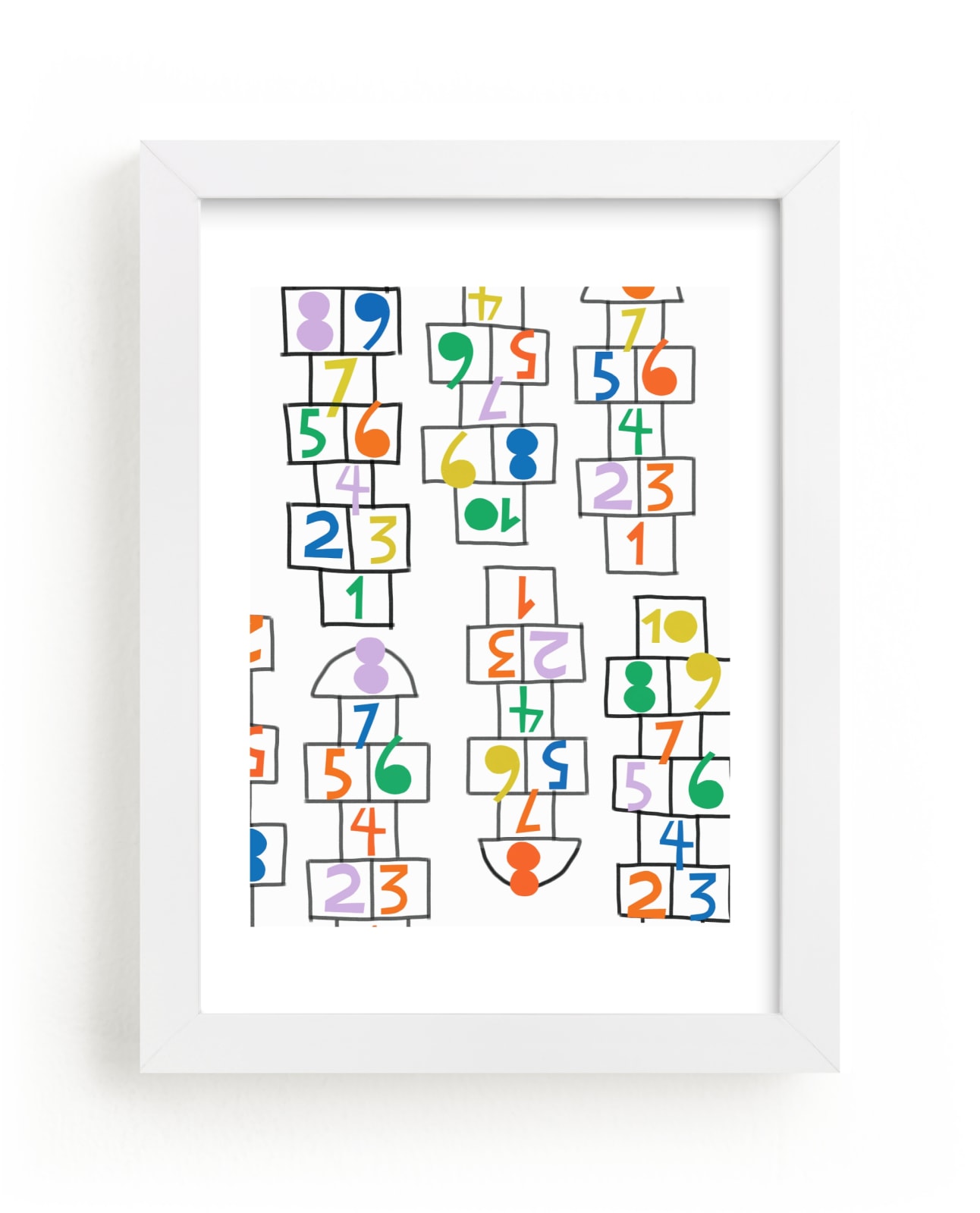 "Fun & Games II" - Limited Edition Art Print by Ampersand Design Studio in beautiful frame options and a variety of sizes.