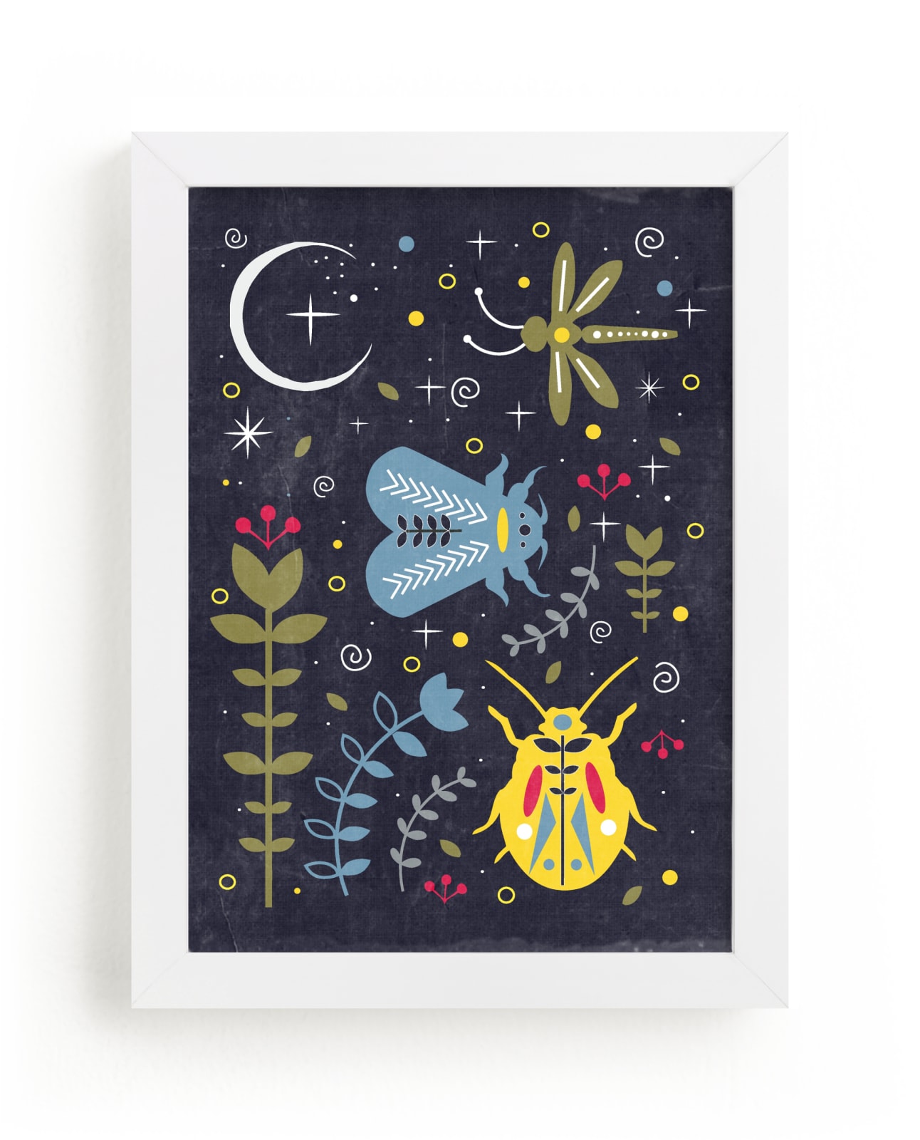 "Bug Friends" - Limited Edition Art Print by Hannah Williams in beautiful frame options and a variety of sizes.