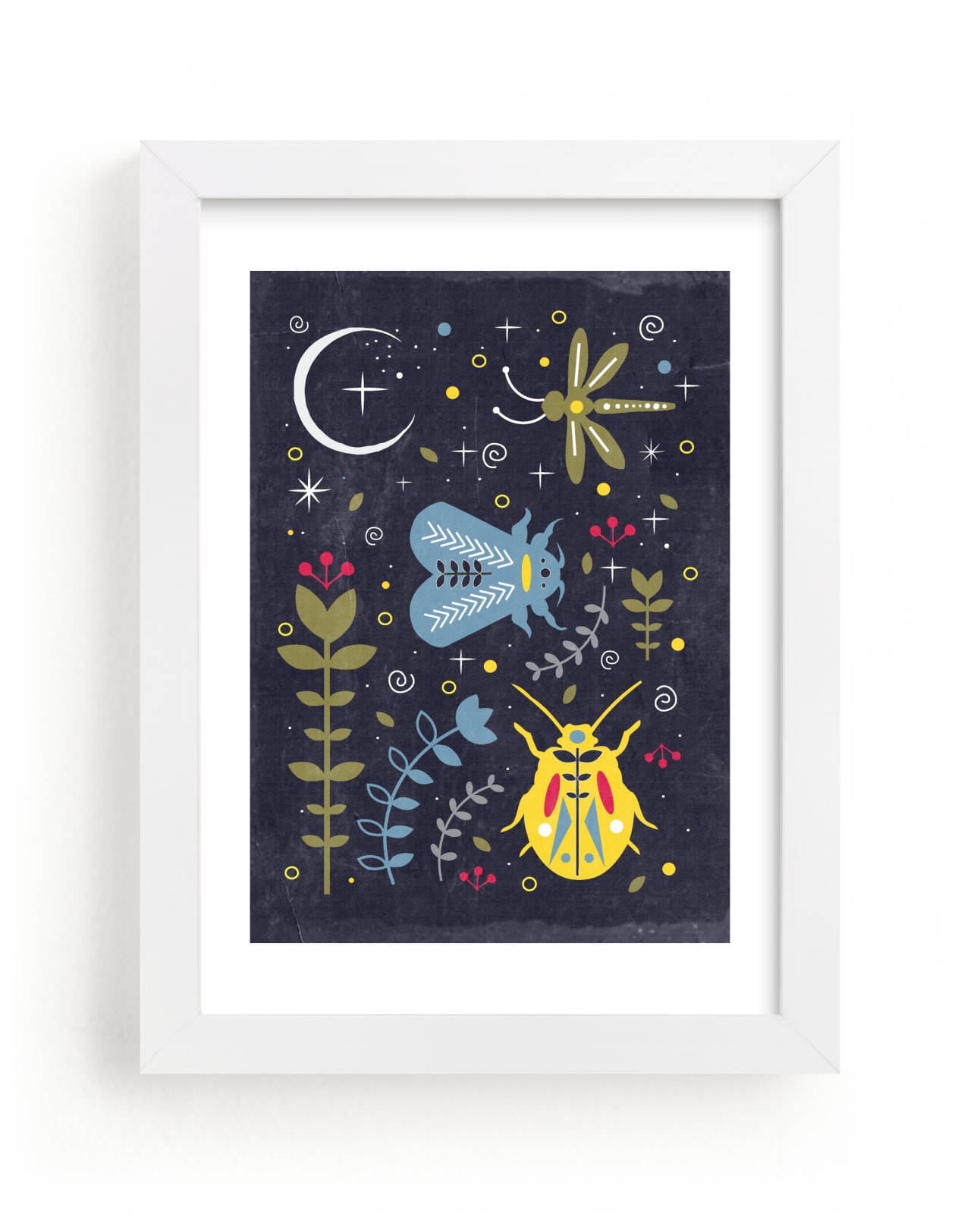 "Bug Friends" - Limited Edition Art Print by Hannah Williams in beautiful frame options and a variety of sizes.