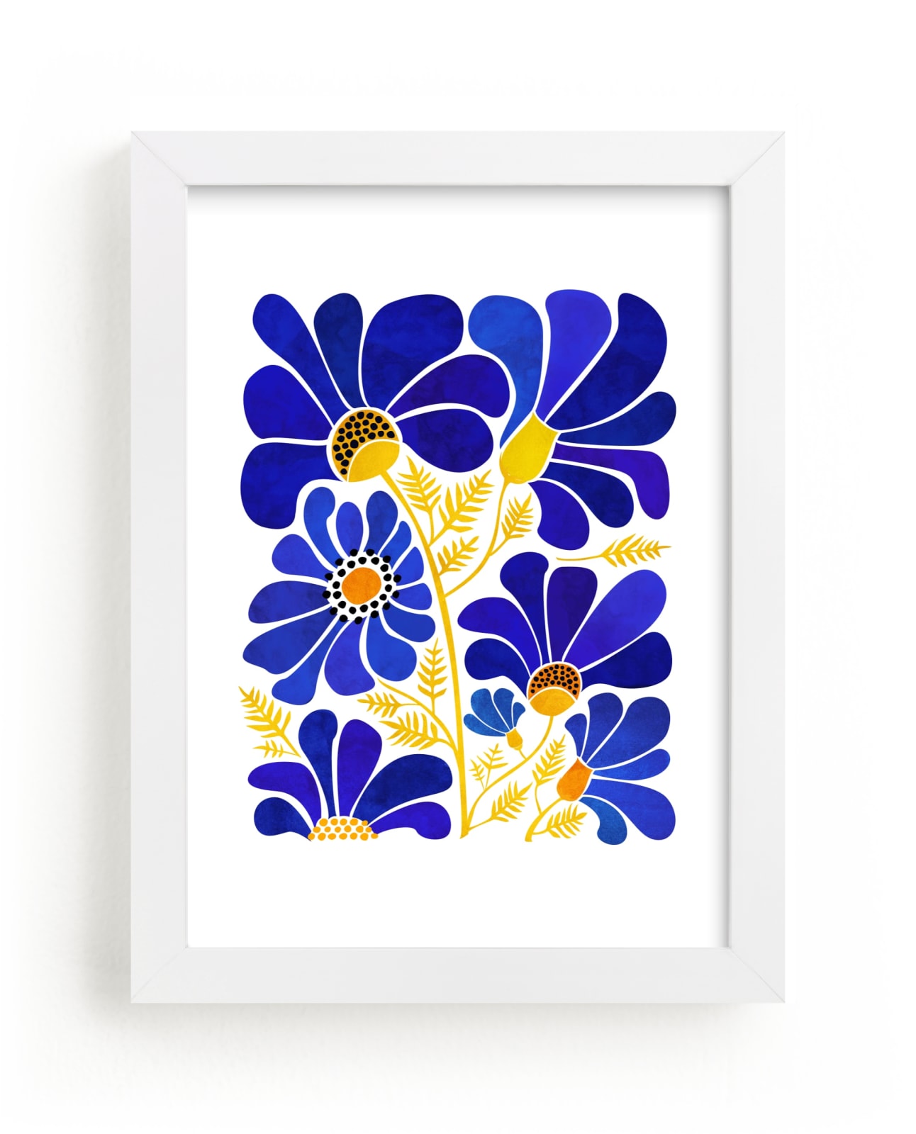 "The Happiest Flowers" - Limited Edition Art Print by Kristian Gallagher in beautiful frame options and a variety of sizes.