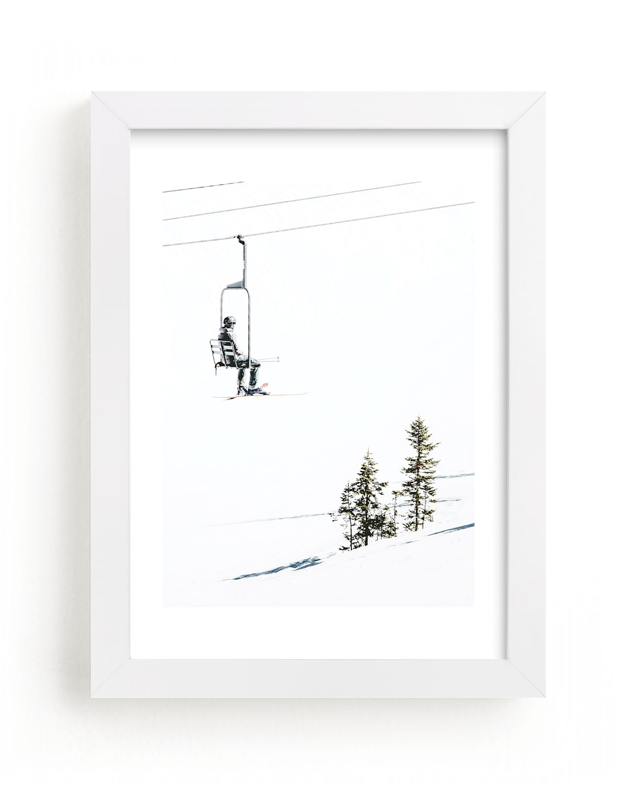 "skier" - Limited Edition Art Print by Alicia Abla in beautiful frame options and a variety of sizes.