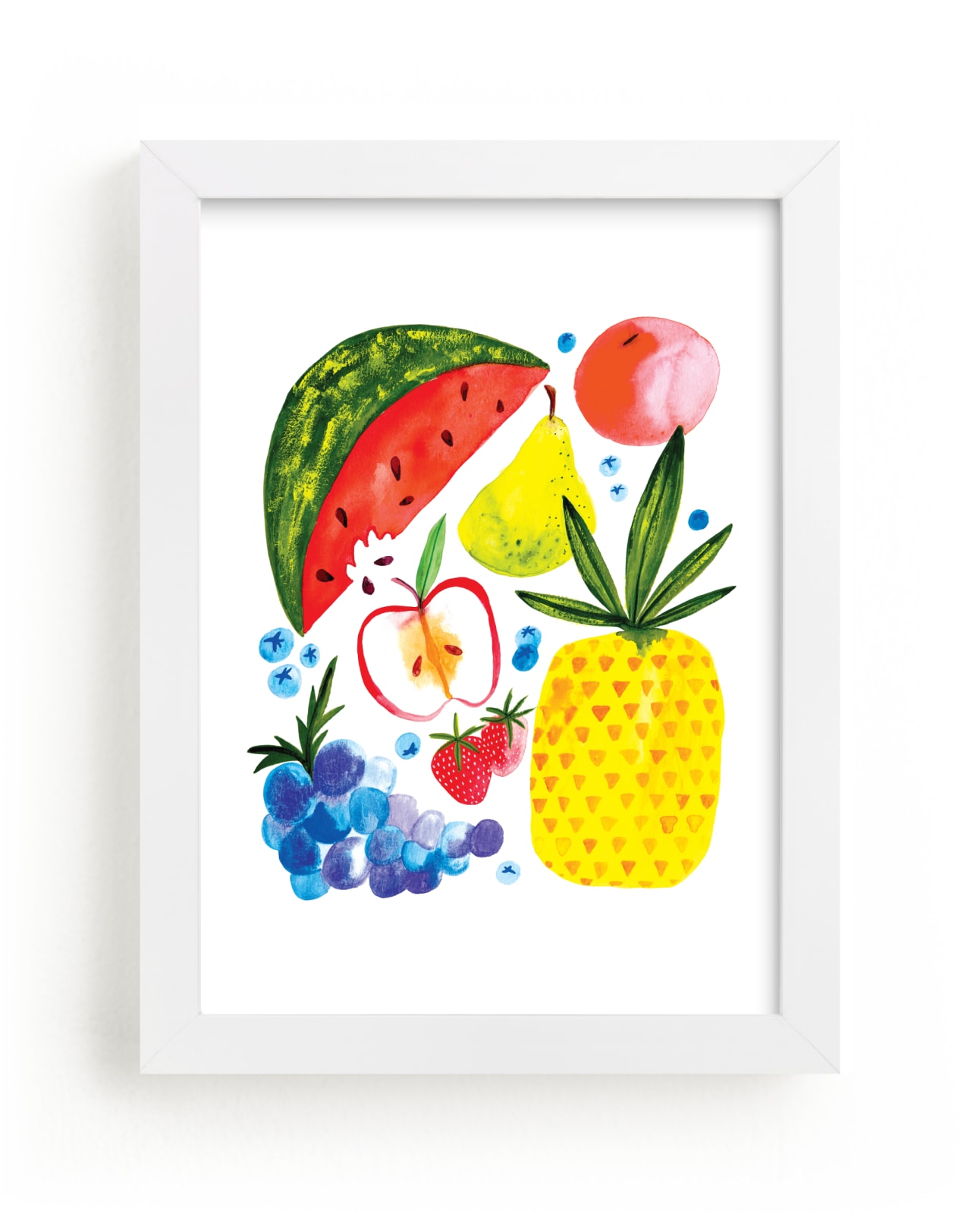 "Fruit Family" - Limited Edition Art Print by Patrice Horvath in beautiful frame options and a variety of sizes.