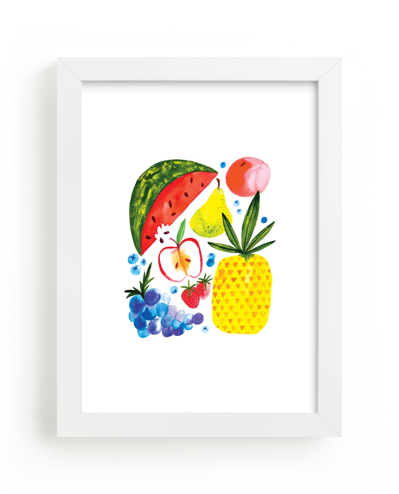 "Fruit Family" - Limited Edition Art Print by Patrice Horvath in beautiful frame options and a variety of sizes.