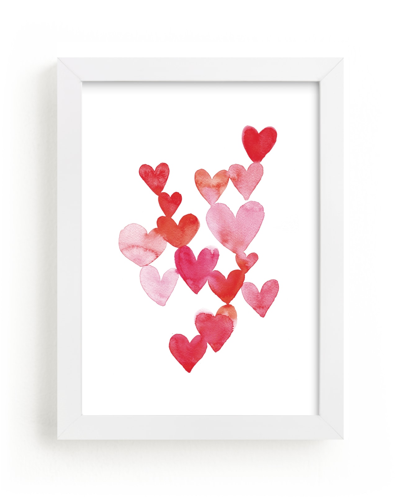 "Love is around you " - Limited Edition Art Print by Claudia Orengo in beautiful frame options and a variety of sizes.
