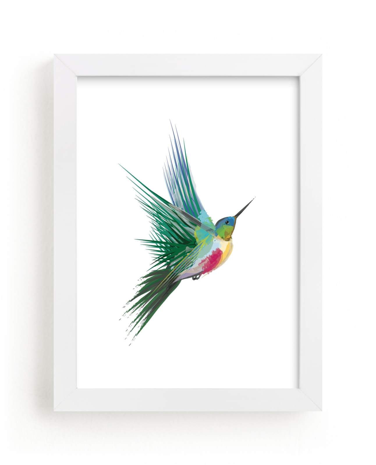 "hummingbird" - Limited Edition Art Print by Sara Shashani in beautiful frame options and a variety of sizes.