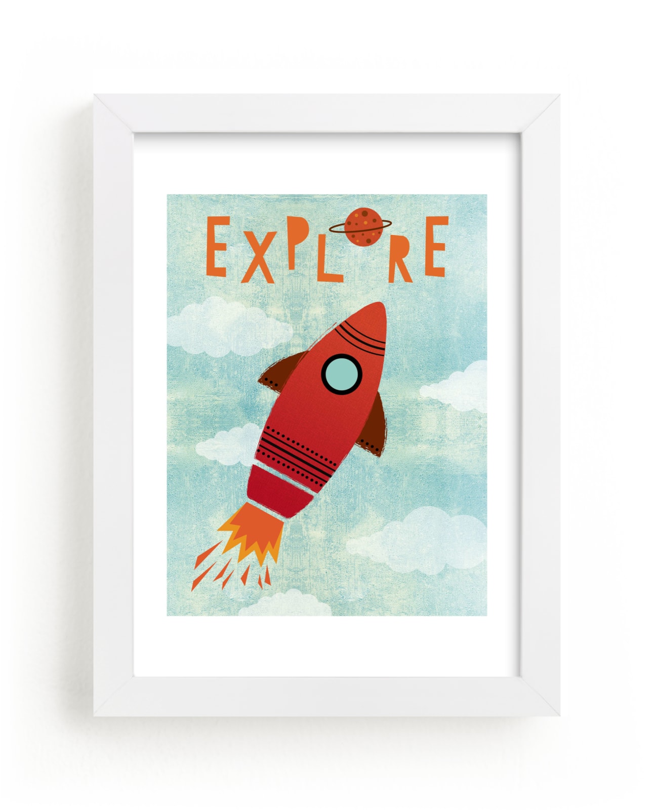 "Explore Your World" by Mansi Verma in beautiful frame options and a variety of sizes.