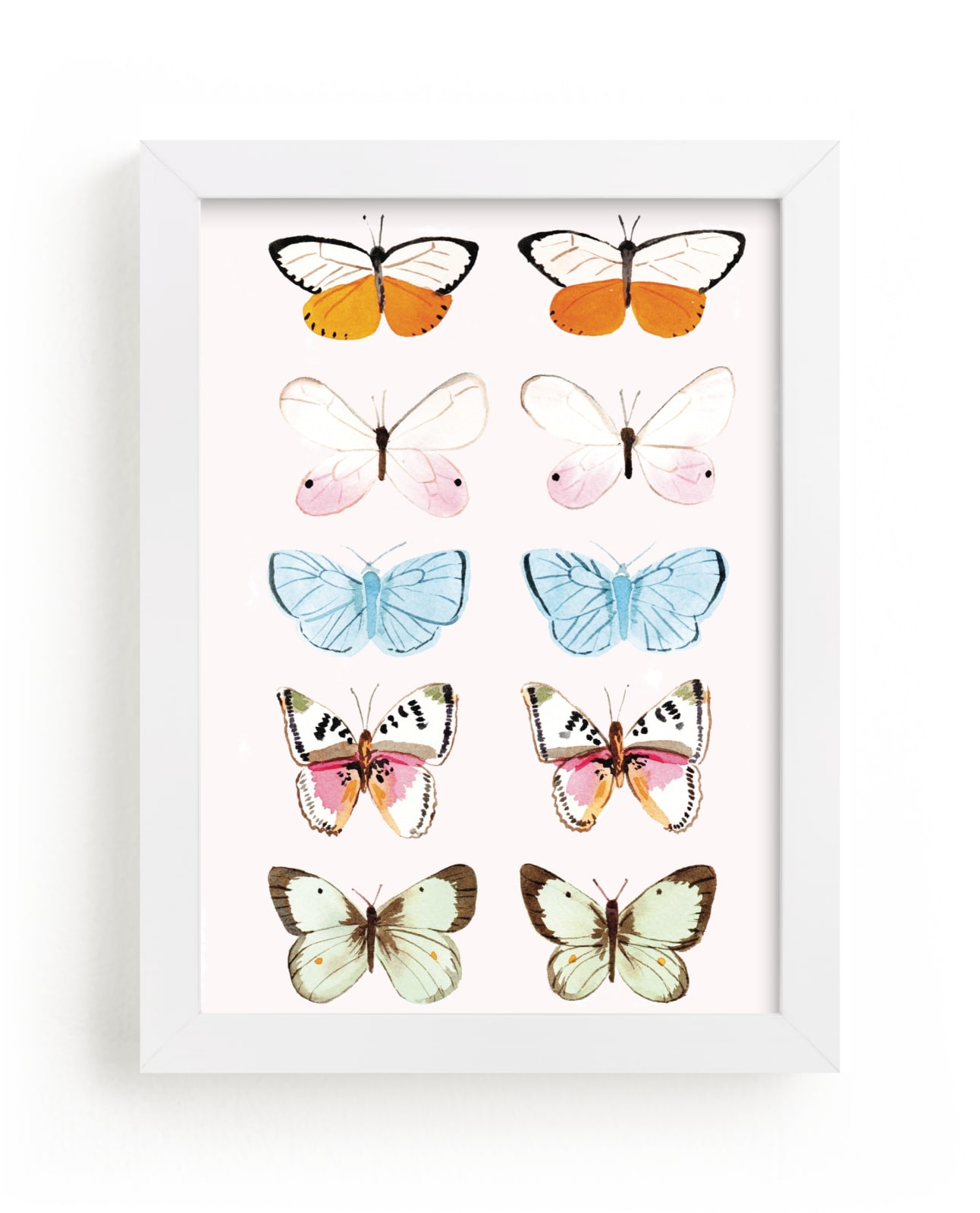 "Butterfly Study" by Megan Kelso in beautiful frame options and a variety of sizes.