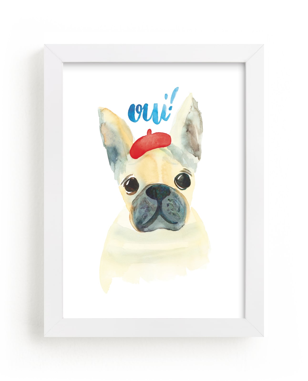 "Frenchie Pour Vous" by Pink House Press in beautiful frame options and a variety of sizes.