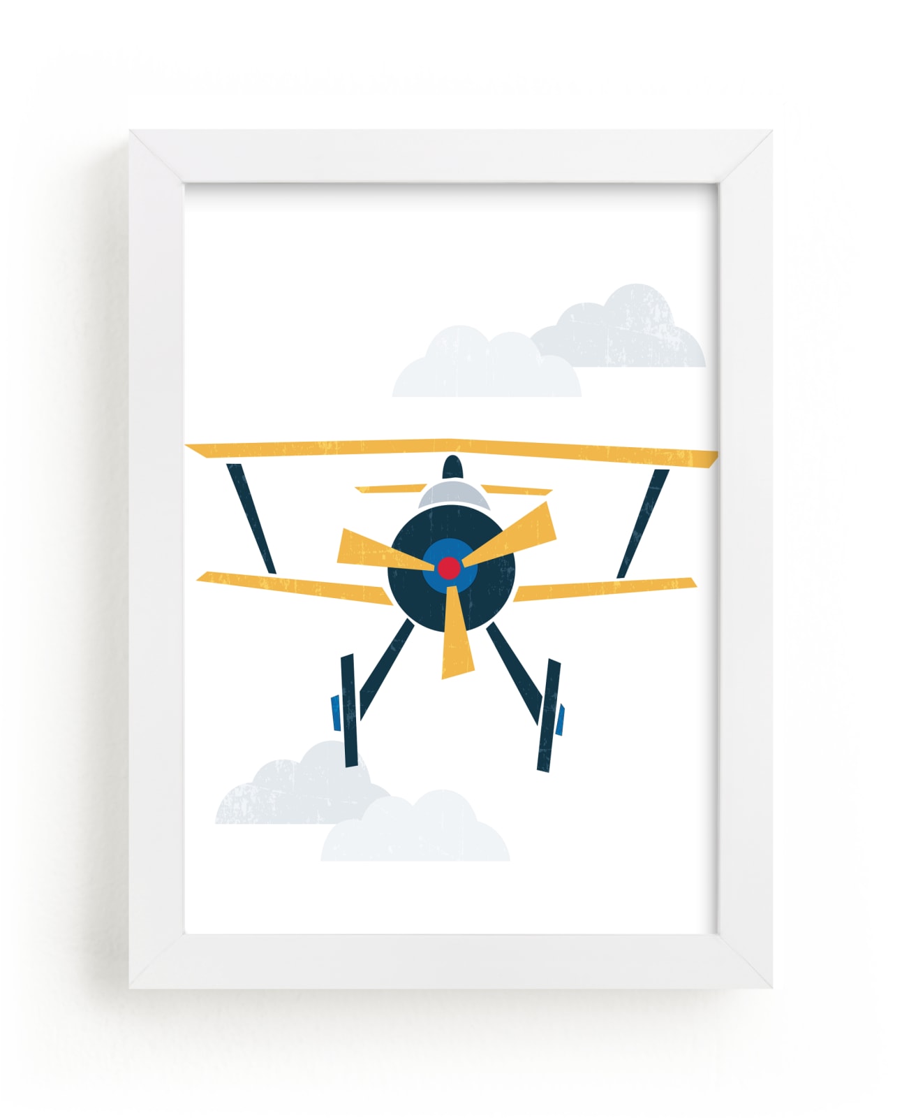 "Stacked Plane" by Jennifer Morehead in beautiful frame options and a variety of sizes.