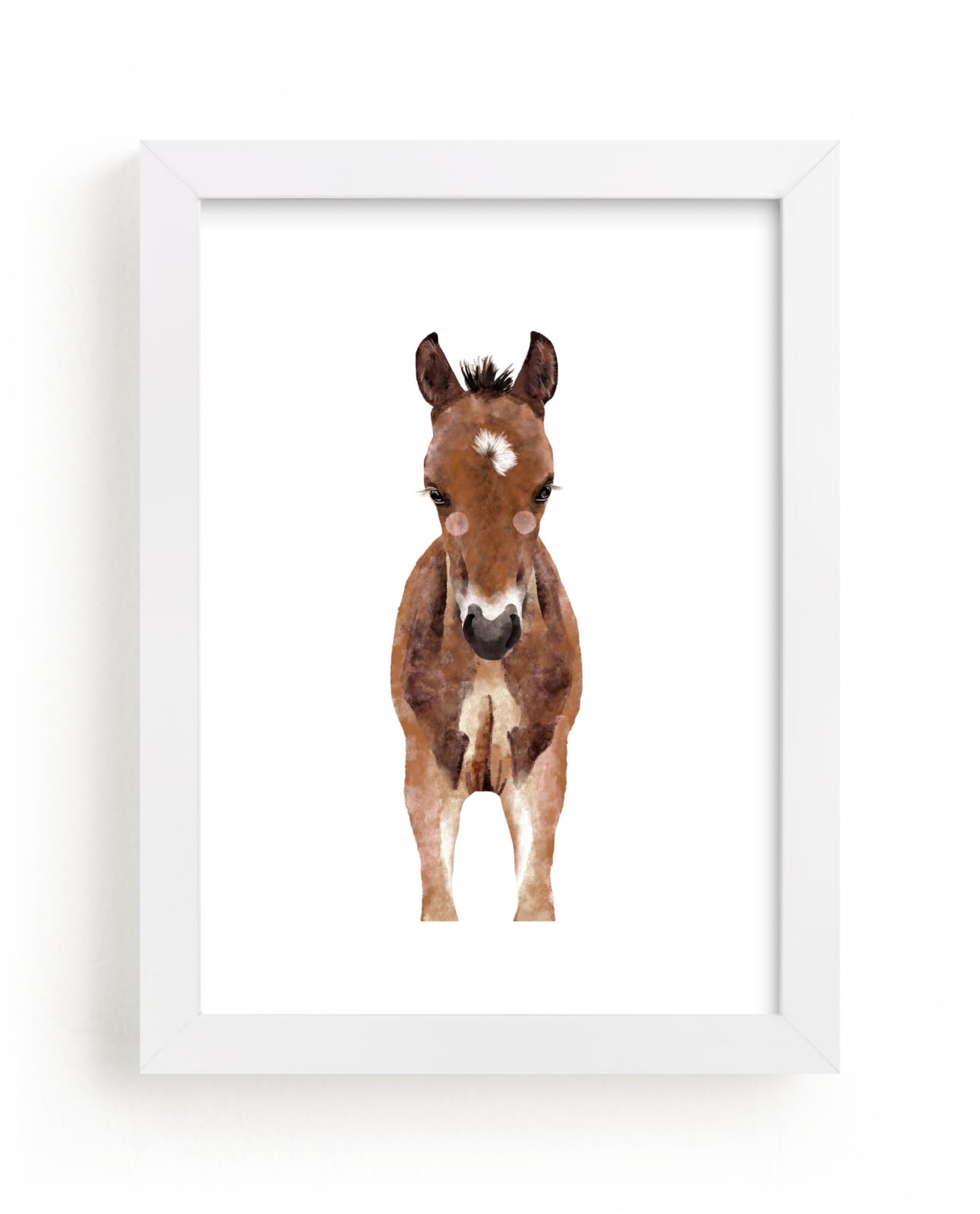 "Baby Animal Horse" by Cass Loh in beautiful frame options and a variety of sizes.