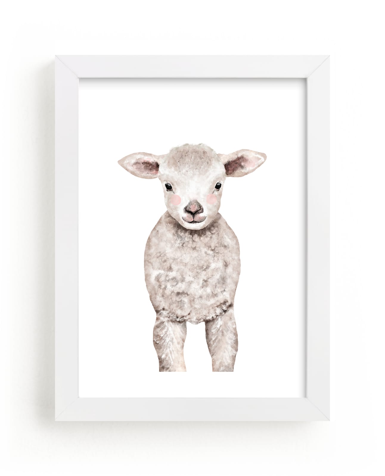 "Baby Animal Sheep" by Cass Loh in beautiful frame options and a variety of sizes.