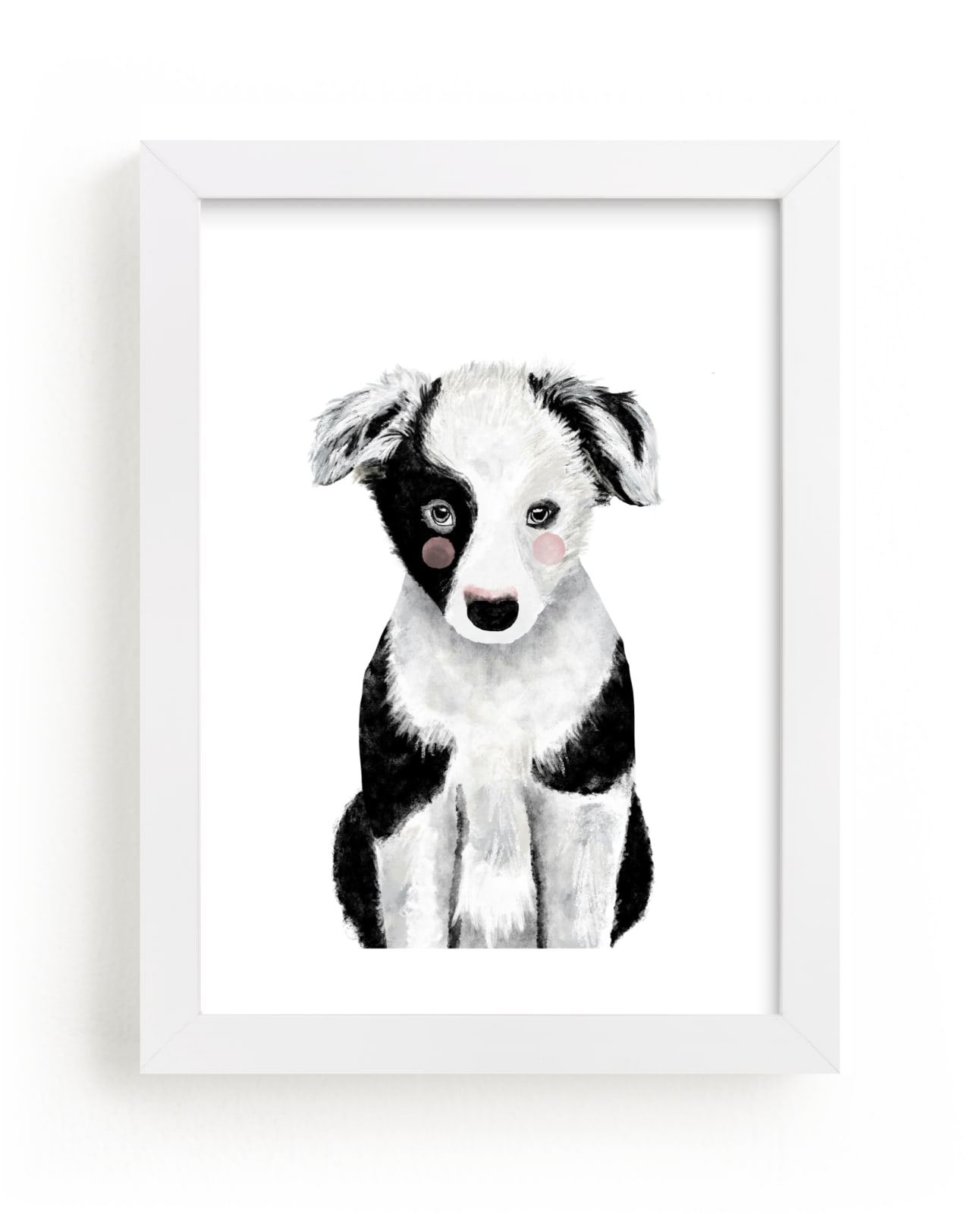 "Baby Animal Dog" by Cass Loh in beautiful frame options and a variety of sizes.